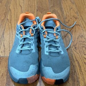 Timberland Pro Gray and Orange Composite Toe Work Sneaker